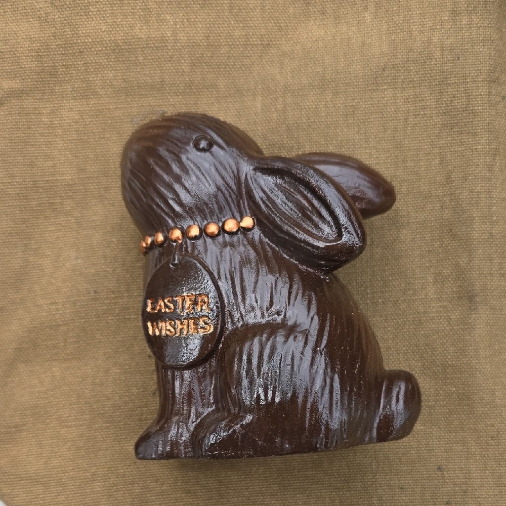 Chocolate Brown Easter Bunny Decor